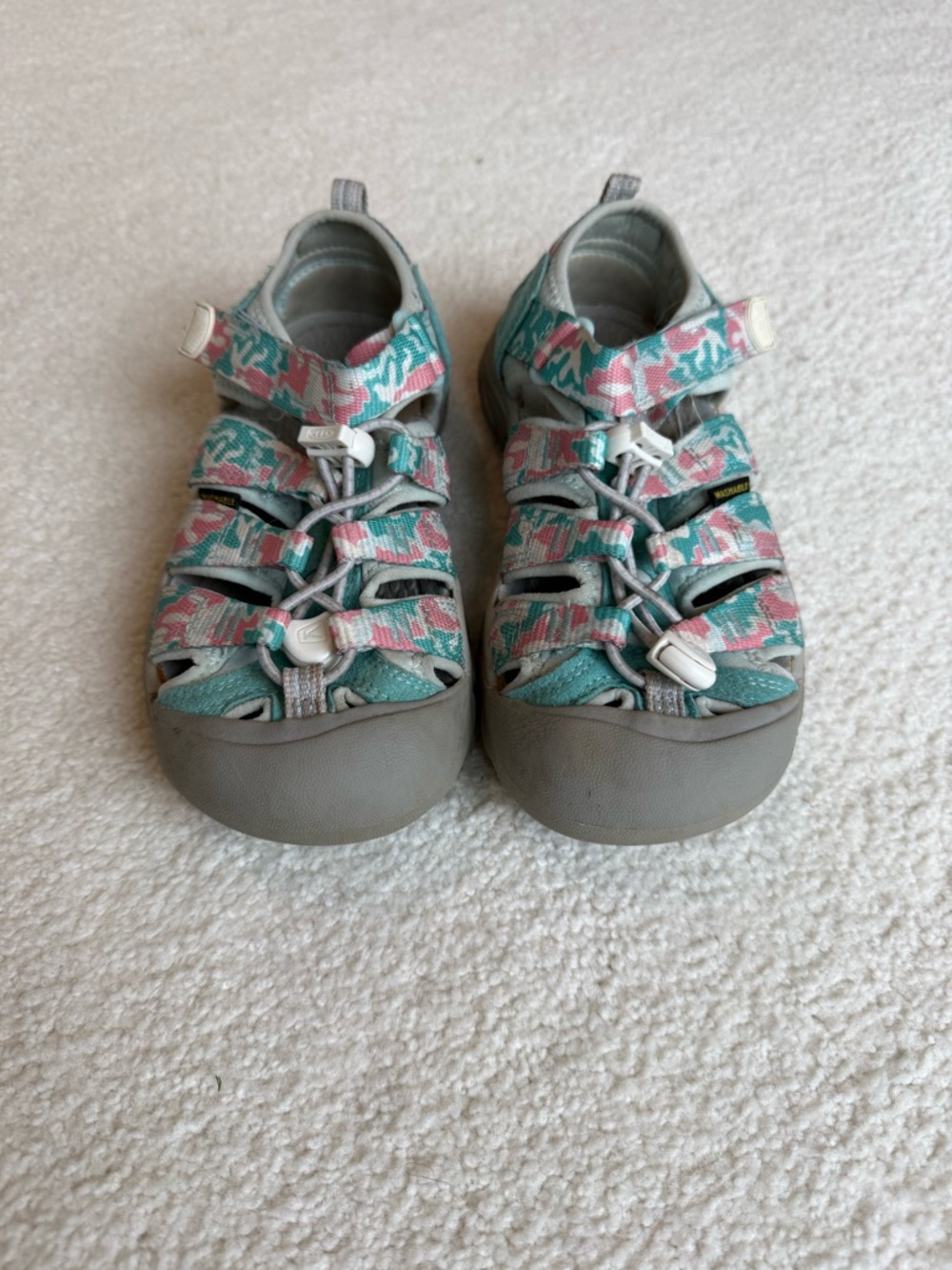 KEEN Newport H2 Kids’ Sandals-Blue/Pink- Size 1 hiking outdoor camping